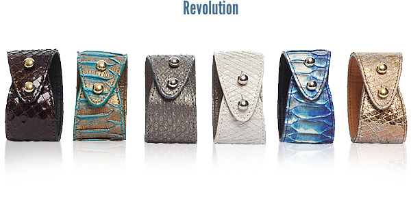 Kaia Peterka Revolution Leather Cuffs