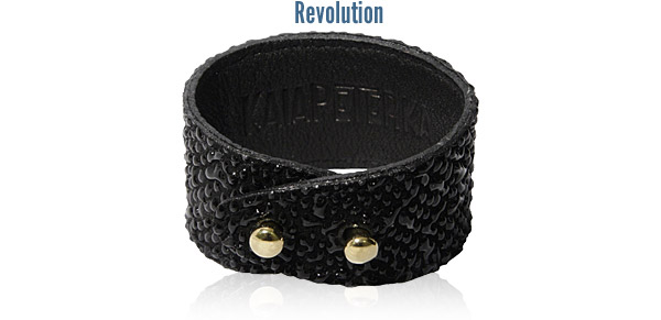 Kaia Peterka Revolution Leather Cuffs